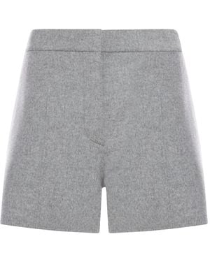 Sportmax Buono Wool Shorts - Gray