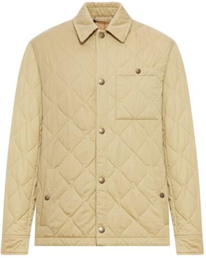 Burberry Quilted Jacket - Natural