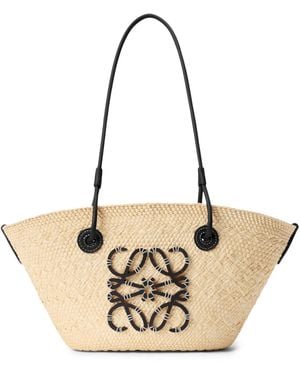Loewe Small Anagram Basket Bag - Natural