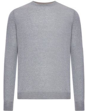 Nome G Crewneck Cashmere Jumper - Grey