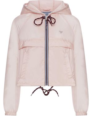 Prada Lightweight Re-Nylon Jacket - Pink