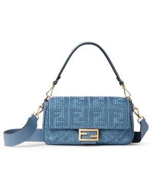 Fendi Baguette Bag - Blue