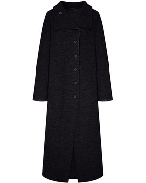 Transit Cappotto lungo in maglia - Nero