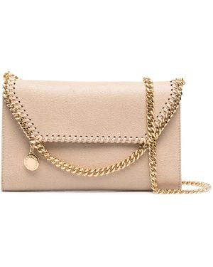 Stella McCartney Mini Falabella Crossbody Bag - Natural