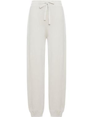 Transit Pantalone in maglia rasata - Bianco