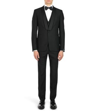 Tagliatore Abito Con Gilet - Black