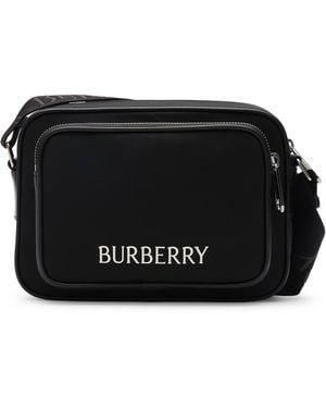 Burberry Borsa paddy a tracolla in nylon - Nero