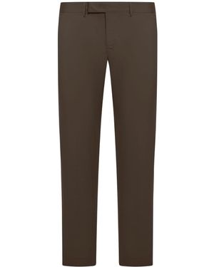 PT Torino Pantaloni chino slim fit - Marrone