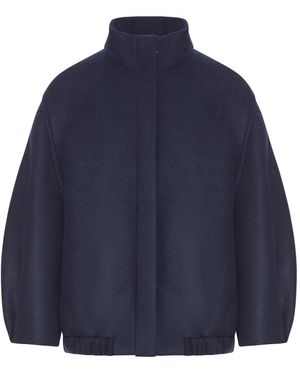 Dries Van Noten Giacca strutturata in lana - Blu