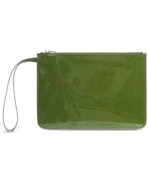 Tom Ford Patent Leather Clutch - Green