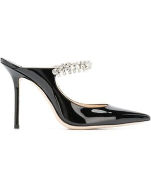 Jimmy Choo Bing 100 Patent Pump - Black