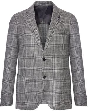Lardini Tailored Single-Breasted Blazer - Gray