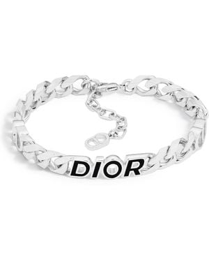 Dior Dior Italic Knit Bracelet - White