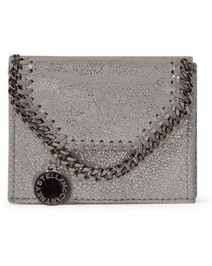 Stella McCartney Falabella Tri-Fold Wallet - Grey