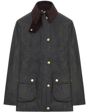 Barbour Beadnell Waxed Jacket - Black
