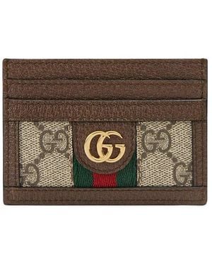 Gucci Ophidia Card Holder - Brown