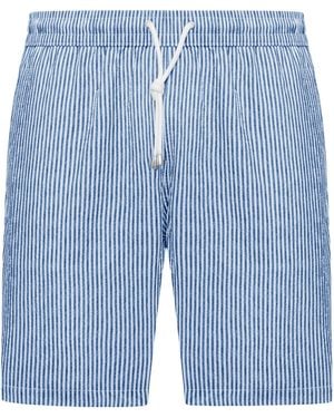 Fay Costume da bagno a righe - Blu