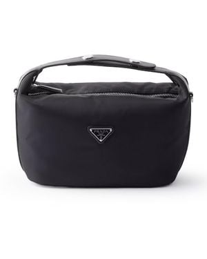 Prada Chérie Mini Bag In Re-nylon - Blue