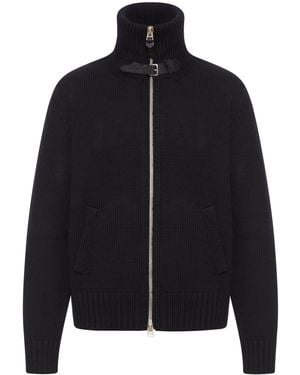 Tom Ford Giacca in lana merino con cerniera - Nero