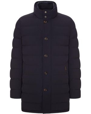 Moorer Calegari-Kn Down Jacket - Blue