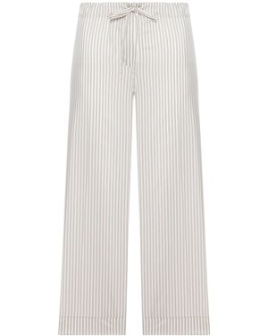 The Row Yayah Silk Pants - White