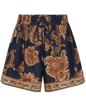 Zimmermann Shorts Aster Relaxed - Blue