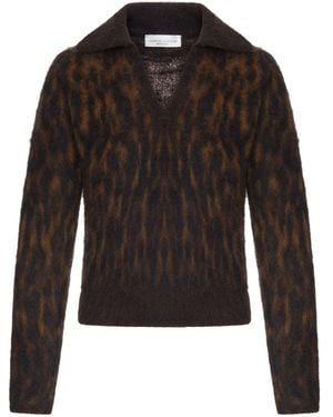 Roberto Collina Polo in misto alpaca - Nero