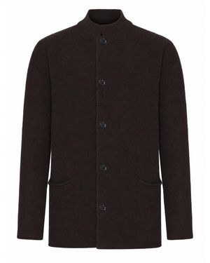 Roberto Collina Bouclé Knit Jacket - Black