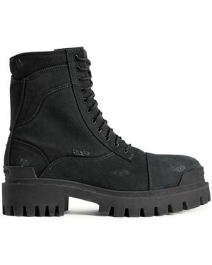 Balenciaga Combat Strike Boot - Black