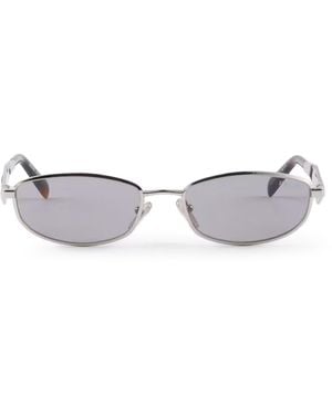 Prada Sunglasses With Logo - Metallic