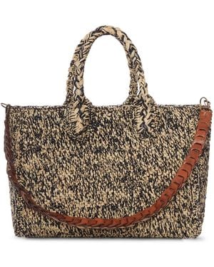 IBELIV Rary Raffia Bag - Brown