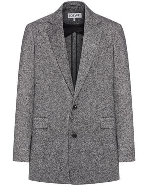 Loewe Wool Blend Jacket - Grey
