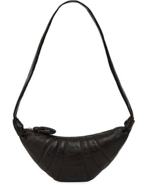 Lemaire Small croissant bag in nappa - Nero
