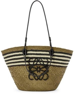 Loewe Anagram Basket Bag - Metallic