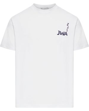 JW Anderson T-shirt con stampa jwa - Bianco