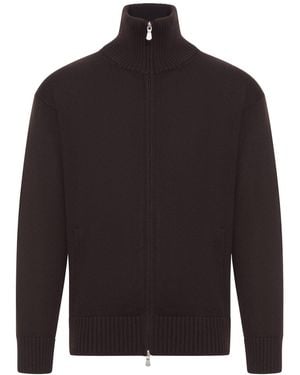 Nome G Relaxed Fit 3-yard Full Zip Jumper - Black
