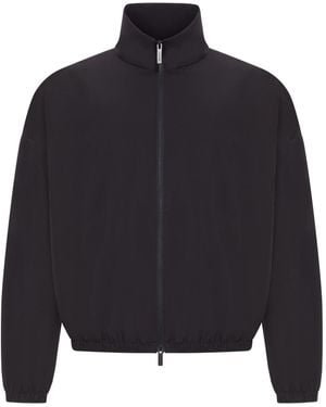 Fear Of God Nylon Zip-Up Sweatshirt - Blue