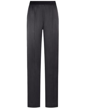 Tom Ford Peach-Feel Silk Satin Pj Pants - Blue