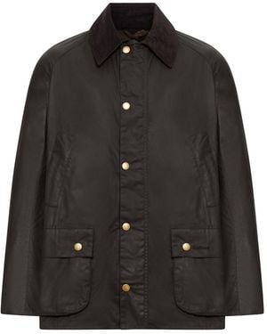 Barbour Ashby Waxed Jacket - Black