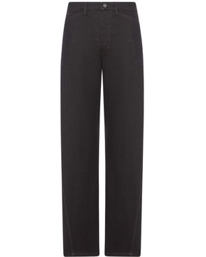 Lemaire Pantaloni twisted cinque tasche - Nero