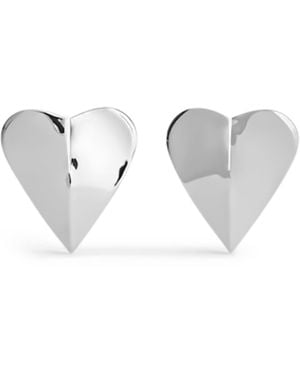 Alaïa Orecchini le cŒur torn - Metallizzato