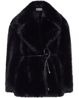 Sportmax Rosaria Coat With Belt - Blue