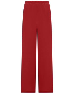 Max Mara Pure Maga Trousers - Red