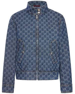 Gucci Jacket Washed Denim - Blue