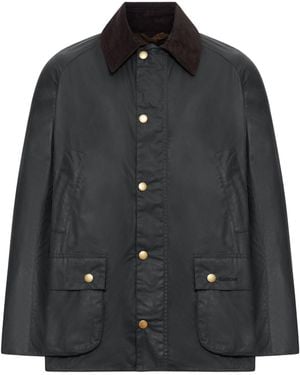 Barbour Ashby Waxed Jacket - Black