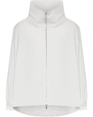 Moorer Lehua Jacket In Technical Fabric - White