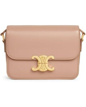 Celine Teen Triomphe Bag - Natural