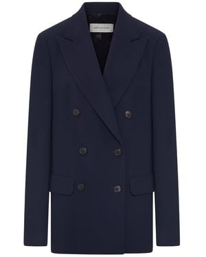 Dries Van Noten Blazer doppiopetto navy - Blu