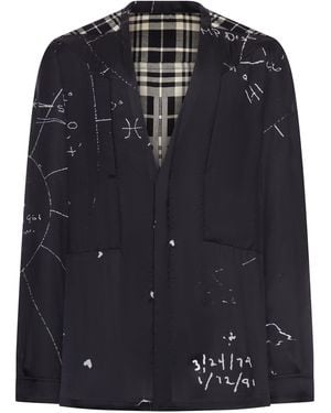 Rick Owens Larry Shirt With Graphic Print - Black