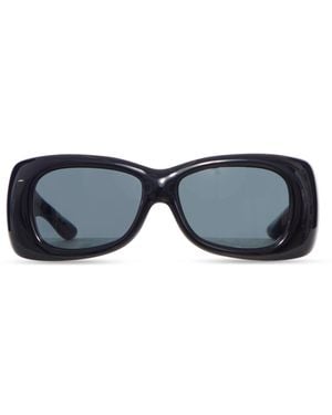 Saint Laurent Occhiali da sole oversize cuscinati con montatura a iniezione e lenti in nylon sl 901 - Blu